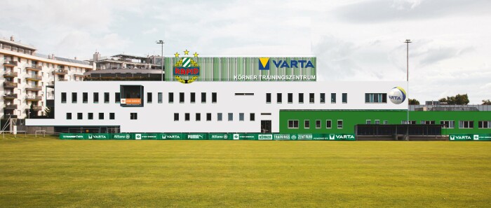 SK Rapid :: Der SK Rapid präsentiert das „Körner Trainingszentrum powered  by VARTA&quot;