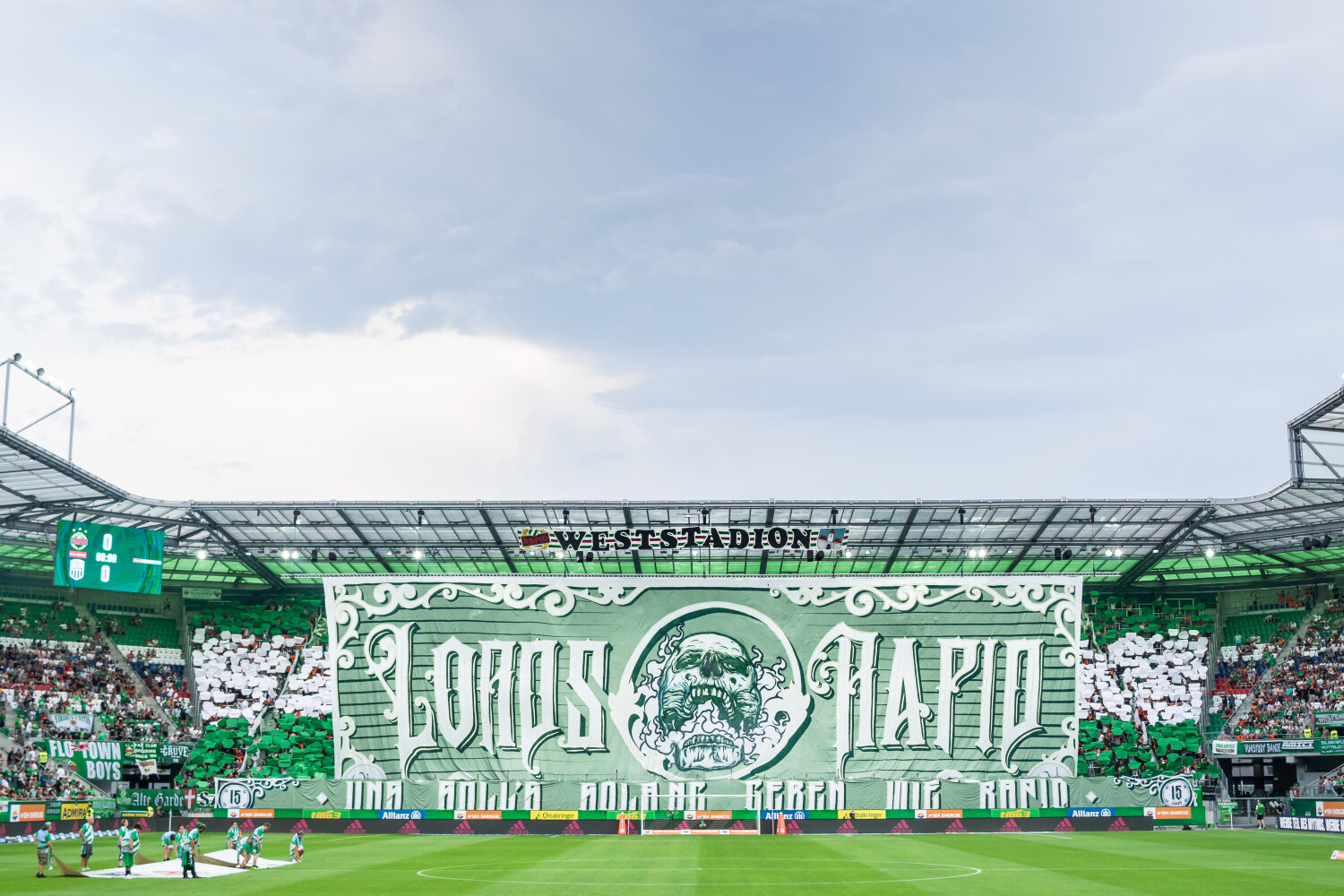 SK Rapid :: Herausragende Choreographien Beim LASK-Match