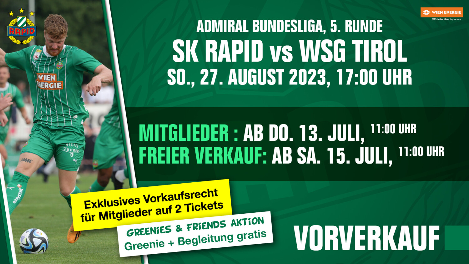 SK Rapid :: Nächste Spiele Profis